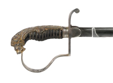 German Lion Head Officer's Dress Saber