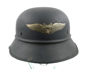 WW2: Luftschutz Air Raid Warden Helmet