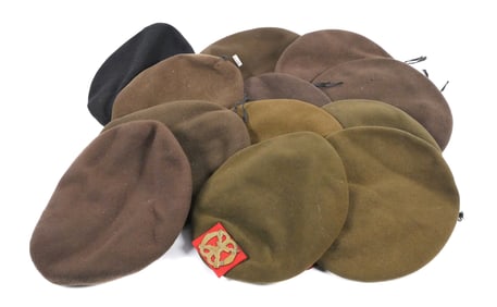 (12) Royal Netherlands Berets w/ Badges