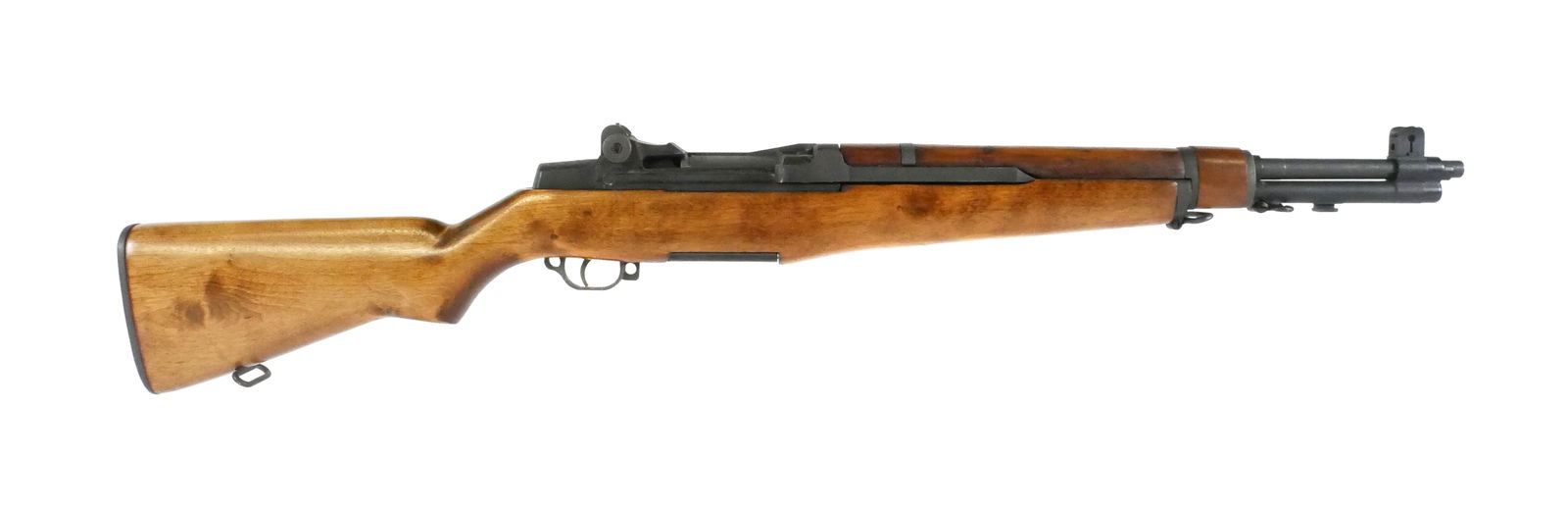Tanker-Style Springfield Armory M1 Garand Rifle: Built on an original WWII Springfield Armory M1 Garand receiver, serial number 1686093, manufactured circa late 1943. This example was later converted to a "Tanker" configuration, featuring an 18-1/4