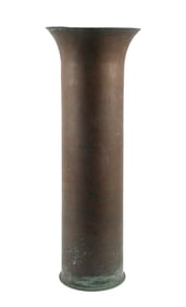 WWI Navy Shell Trench Art Umbrella Stand