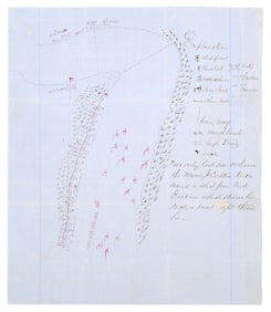 Civil War: Hand Drawn Battle of New Orleans Map