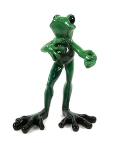Kitty's Critters "El Don" Frog Sculpture 36"