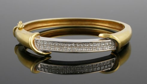 18K Gold Diamond Bracelet