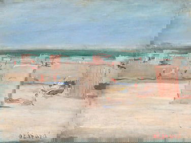 DIETZ EDZARD Beach Scene Painting