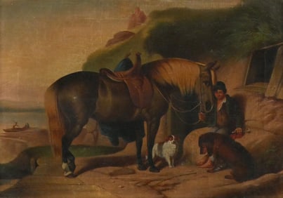 19th c. European School, Pastoral Painting