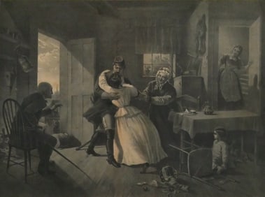 F O C DARLEY Engraving The Return