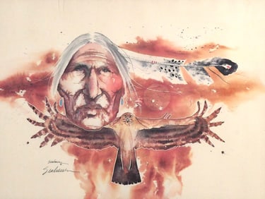 Signed BERT SEABOURN White Buffalo Gallery