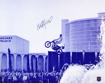 Signed Evel Knievel Caesars Palace Jump