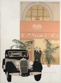 DENIS PAUL NOYER Maxim's Lithograph