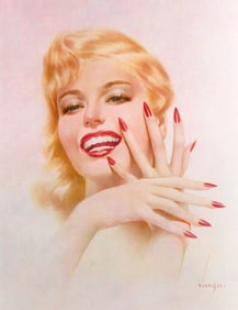 ALBERTO VARGAS Marilyn Monroe Signed Litho
