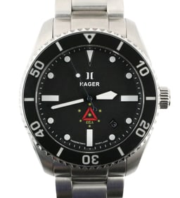 Hager Omega Delta Phi Military Watch 42mm