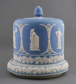 19th C Wedgwood Jasperware Cheese Keep
