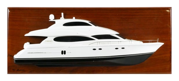 KEN GARDINER Half-Hull Yacht Model