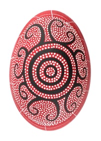 Hand Painted Emu Egg