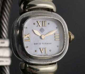 DAVID YURMAN Thoroughbred Watch 14K 925