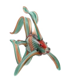 Murano-Style Art Glass Fish Sculpture