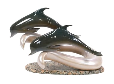 Werner Holzbaur Dolphin Sculpture
