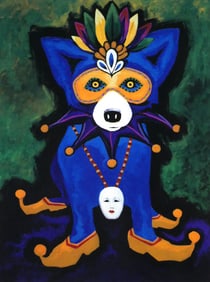 Blue Dog "Our Love Blooms" George Rodrique