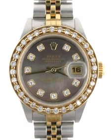 ROLEX 18K Steel Oyster Perpetual Datejust MOP