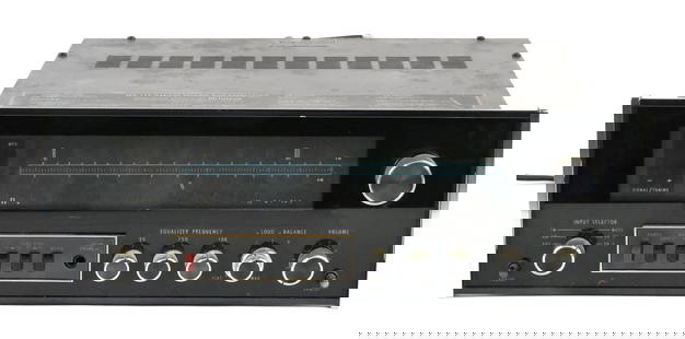 McIntosh MX117 AM/FM Tuner Preamplifier: McIntosh MX117 solid state stereo tuner preamplifier, serial number CN11791. Features include precision analog AM/FM tuner, full preamp controls with loudness, balance, and equalizer frequency knobs,