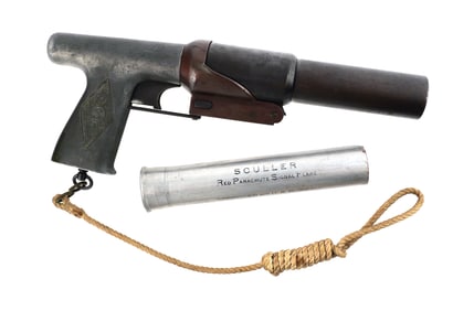Antique Coston Sedgley Parachute Flare Pistol