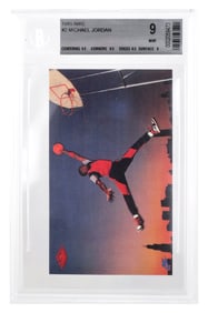 1985 Nike MICHAEL JORDAN Rookie, BGS 9 Mint