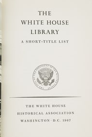White House Library, Signed by Lady Bird Johnson