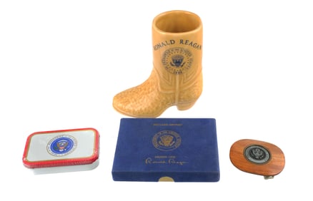 (4) RONALD REAGAN Memorabilia Items