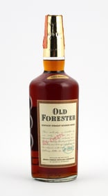 1960s Old Forester Bourbon Quart Bottle