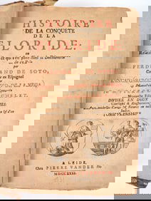 Rare Book: 1731 Florida Conquest, Vander Aa Vol. I
