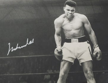 MUHAMMAD ALI, Fossil Watch, Signed Photo