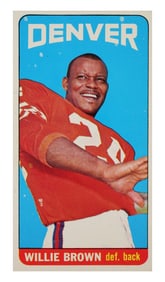 1965 Willie Brown Rookie Card, Topps #46