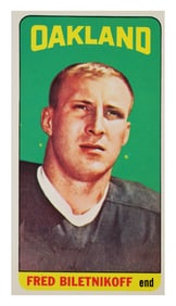 1965 Fred Biletnikoff Rookie Card, Topps #133