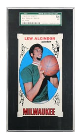1969 Topps LEW ALCINDOR Rookie, SGC 84 NM