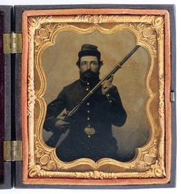 Civil War Union Soldier Daguerreotype