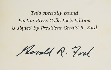 Signed Book: GERALD FORD, A Time to Heal