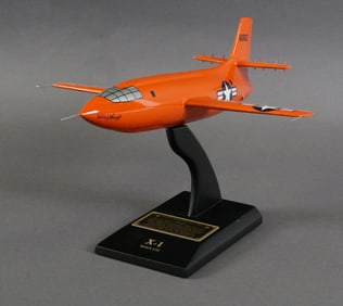 CHUCK YEAGER Signed X-1 Rocket Plane Model