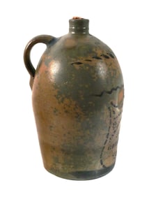 19C James Hamilton, Pennsylvania Stoneware Jug