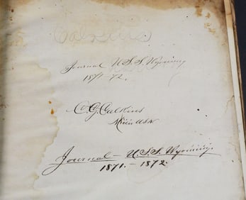 Ship Journal: USS WYOMING of Civil War Fame