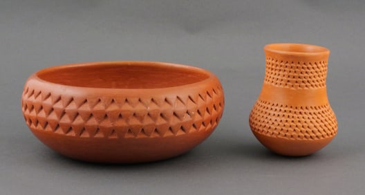 (2) Hopi Pueblo Pottery Pieces
