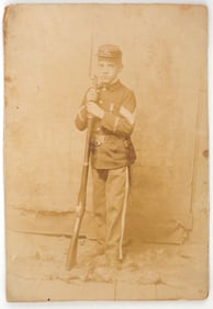 Civil War Cabinet Card Very Young Soldier