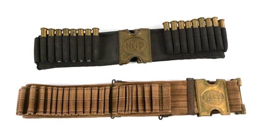 Massachusetts & Pennsylvania Mills Cartridge Belts
