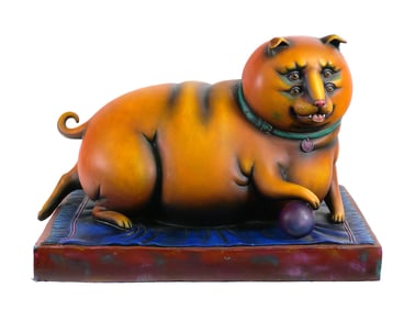 SERGIO BUSTAMANTE Animal Sculpture 31"