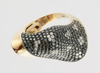 SALAVETTI 18k Gold Diamonds Unisex Ring