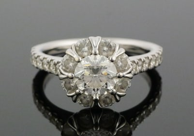 2 Carat Diamonds 14k White Gold Ring
