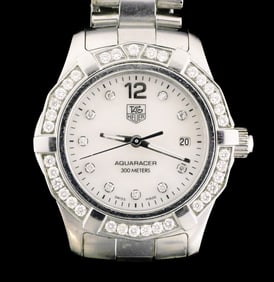 TAG HEUER Diamond Aquaracer Watch