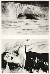 BURT BARR Photolithograph Double Feature