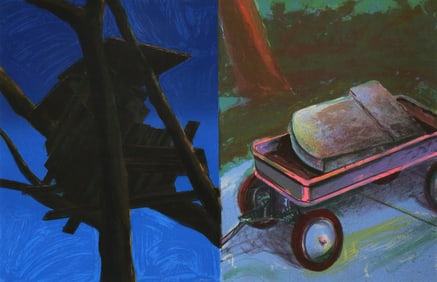 MARK STOCK Shovel Lithograph