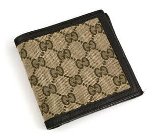Gucci Men's GG Bifold Wallet COA